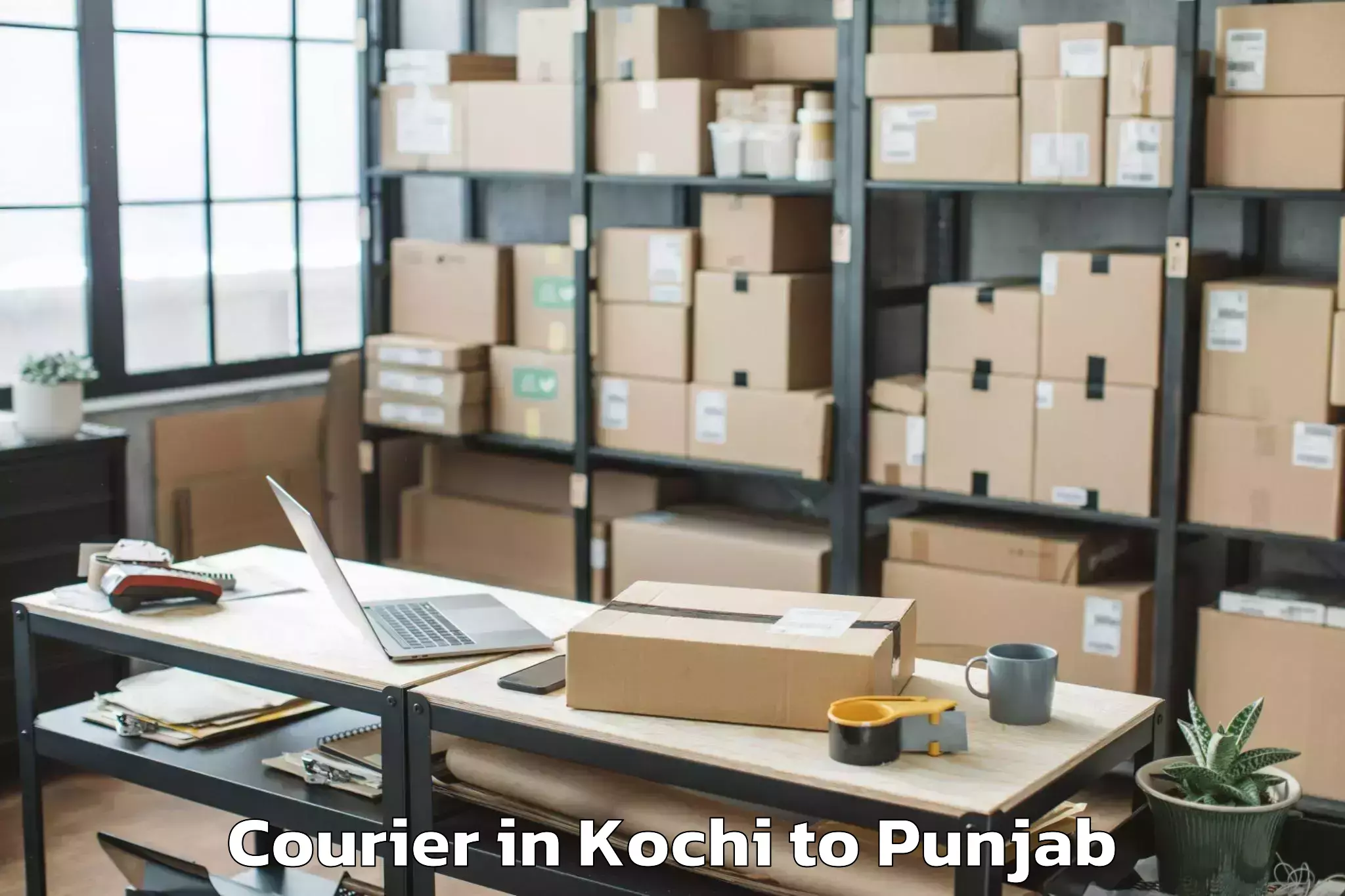 Book Your Kochi to Mohali Courier Today